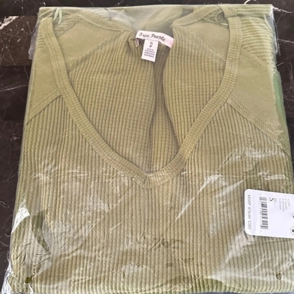 NWT Free People Santa Clara Thermal Top - Picture 5 of 5